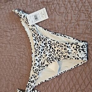 Rvca,NWT, Animal Instinct French Coverage, Bikini Bottom,XS/6